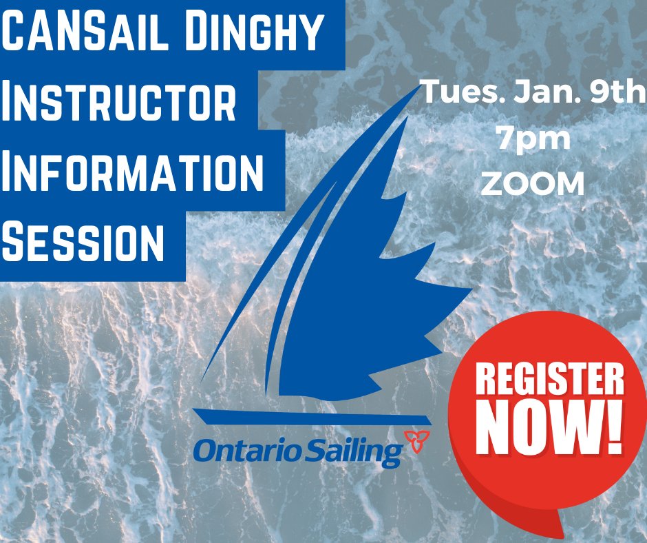 Attention CANSail Dinghy Instructors: ontariosailing.ca/cansail-dinghy…