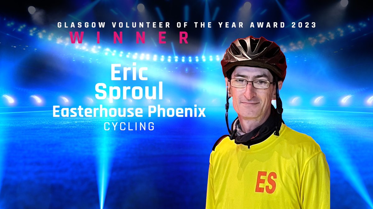 What an inspiring journey it’s been for Eric Sproul of <a href="/EPhoenixD/">Easterhouse Phoenix</a>, the Glasgow Volunteer of the Year 2023. Eric has found that volunteering as a Cycle Leader has made a massive difference to his mental wellbeing &amp; now teaches cycling in Easterhouse <a href="/volunteerglasgo/">Volunteer Glasgow</a> #GSAwards
