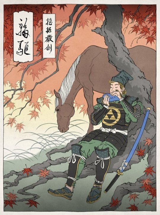 Nintendo Characters in Traditional Japanese Art Style made by Ukiyo-e Heroes