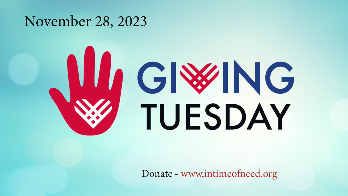 intimeofneedinc's tweet photo. This Giving Tuesday please consider Donating to our organization. We currently have 2215 families that have registered to receive assistance for Christmas. I am sure we may have other organizations that we give to. Consider adding us to your giving

https://t.co/kuTTrBAdSy https://t.co/fbywrju8mc