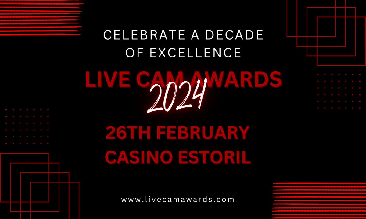 Live Cam Awards Announces 10th Edition Date ow.ly/umMv50QbIjq @LiveCamAwards