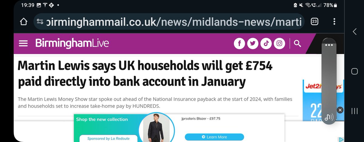 This is utter bollocks from <a href="/birmingham_live/">Birmingham Live</a>.

- National insurance cuts do not work by having it paid in your bank account and I'd never suggest it did
-the idea there's a set figure not income related is nonesense
- many of the figures mentioned in article aren't mine
- I'd