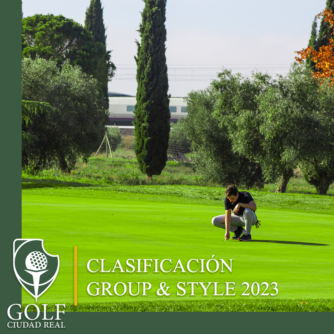 Este fin de semana pasado se ha celebrado el GROUP &amp; STYLE 2023 y está ha sido la clasificación

MUSTELIDOS GOLF 170
OJO CON LA CATENARIA 163
BOLA PICHULERA 162
LA BECEA GOLF 160
SR. MULLIGAN 153