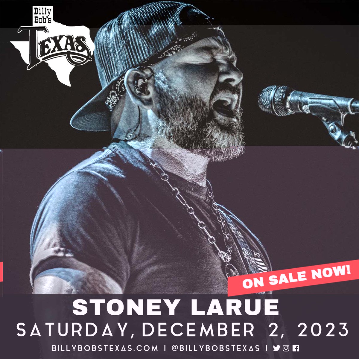stoneylarue's tweet photo. Fort Worth, Texas!
Ya'll get ready cause I am coming to @BillyBobsTexas THIS SATURDAY, December 2nd!
Get more information here:
https://t.co/oKPGgksrTy
Come out, and let's party! It's going to be a good time!
#StoneyLaRueTour2023 #doublelive25 https://t.co/vUncKhs3CM