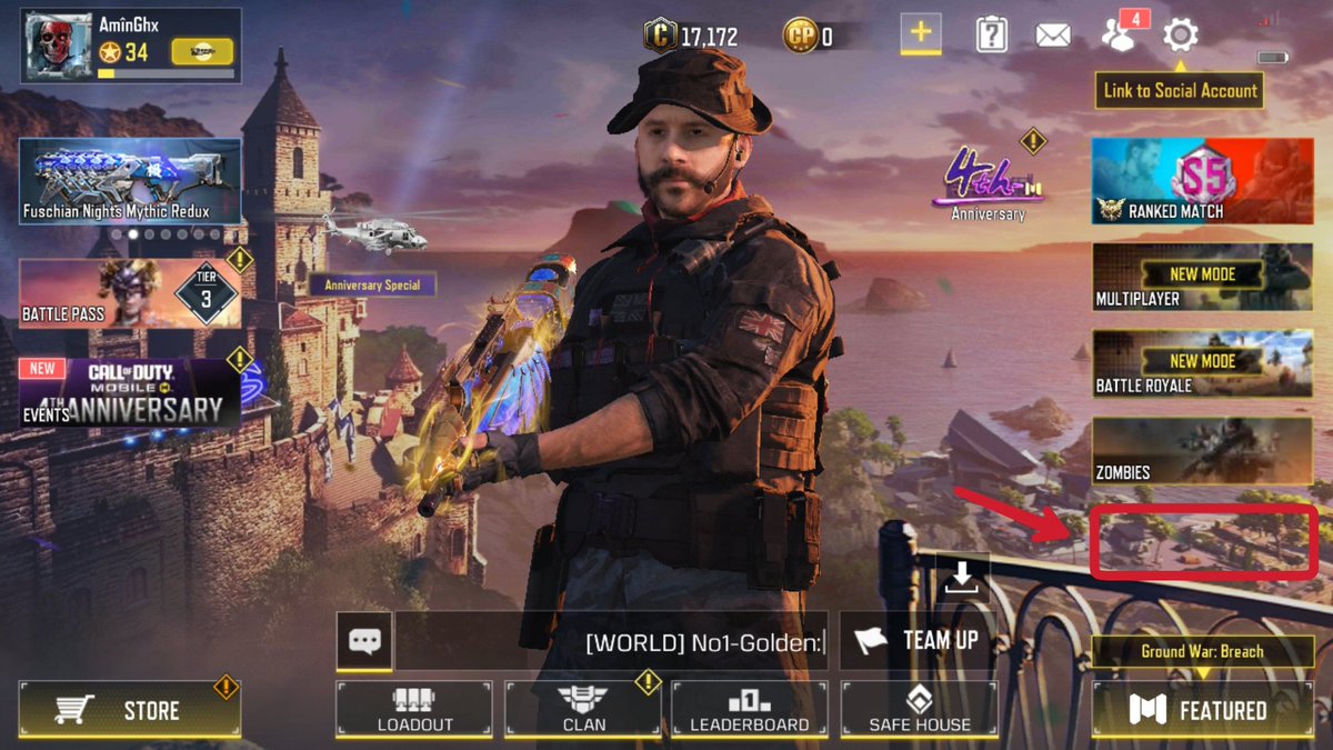 Tournament Section Icon Is Removed From Lobby. If it's not a bug, it means the end of the Season 9 Tournament. #CoDMobile #CODm