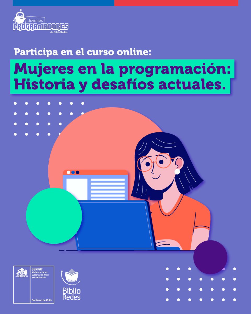 JProgramadores's tweet image. Por si no lo sabías, sin las mujeres la informática no sería lo mismo✨.
La primera programadora, Ada Lovelace, revolucionó con sus conocimientos la ciencia y tecnología y como ella fueron muchas quienes han contribuido a esta área Aprende más en 🔗jovenesprogramadores.cl