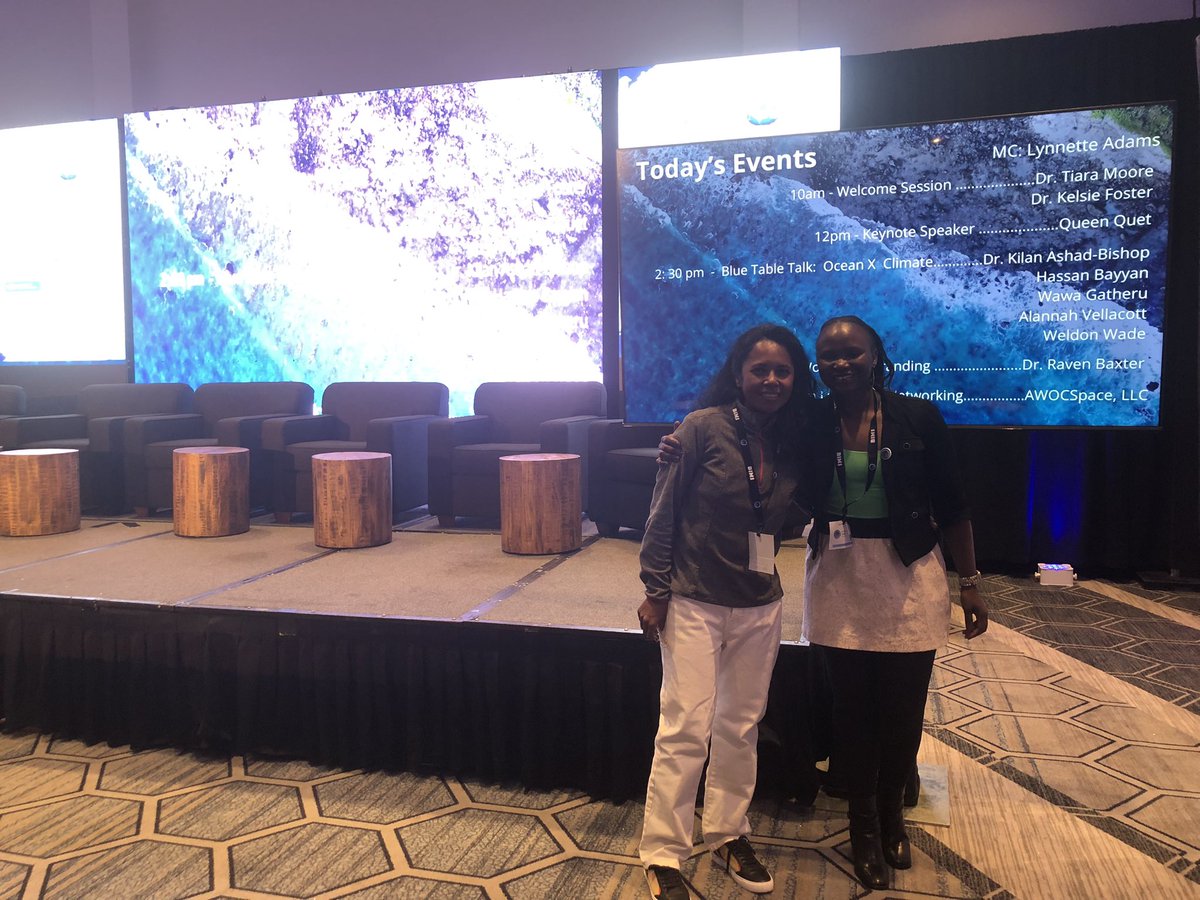 I’m so excited to attend this Black in Marine Science Week #BIMSWeek with you @billfishExpert. I look forward to listening to your keynote speech!  #BlackinMarineScience