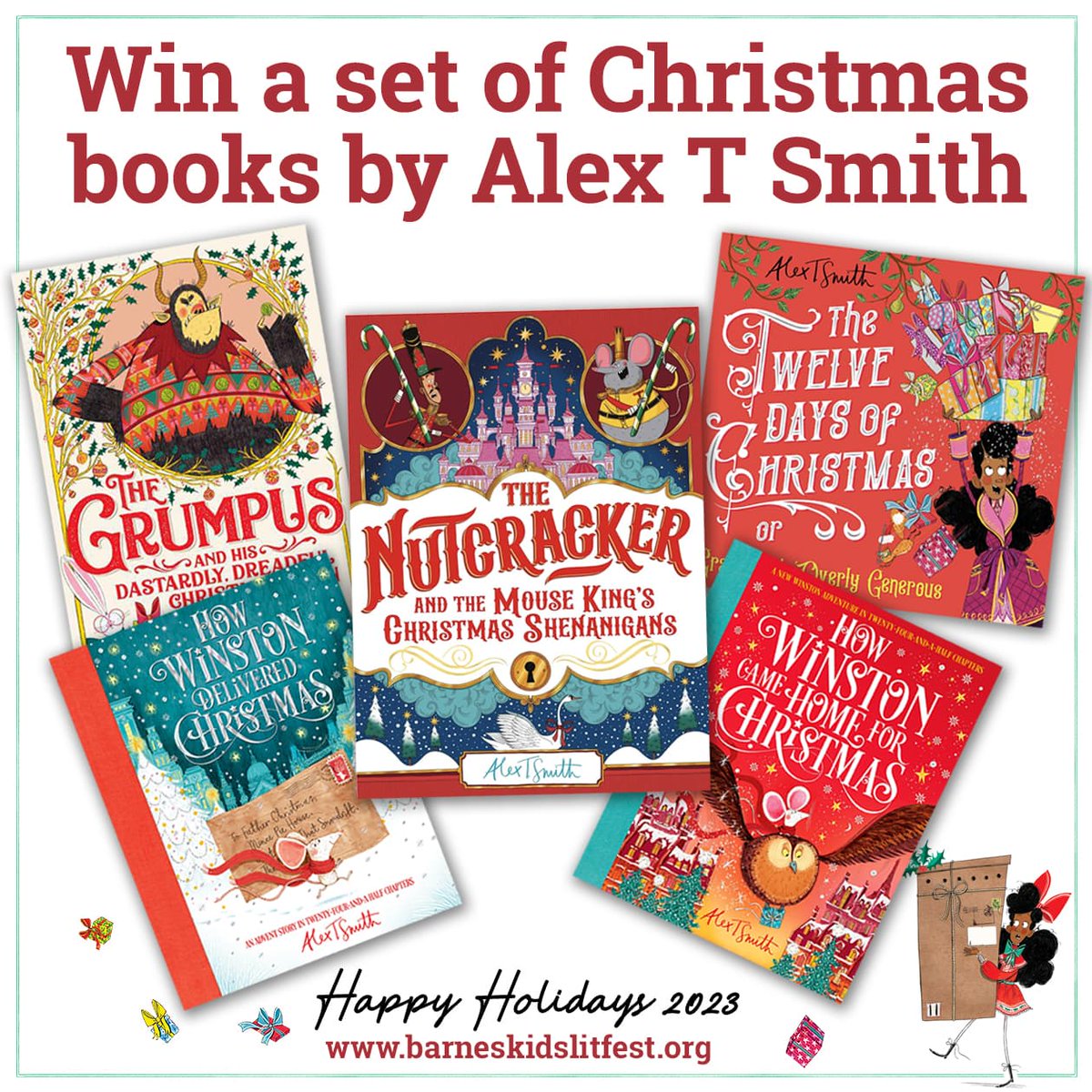 🔔JINGLE ALL THE BELLS!🔔It's time for our #Christmas GIVEAWAY!🎁 #WIN a set of beautiful Christmas books by @Alex_T_Smith thanks to @MacmillanKidsUK. Like, follow, RT & tag a friend by 4.00pm 03/12. Ts & Cs on website HO! HO! HO!