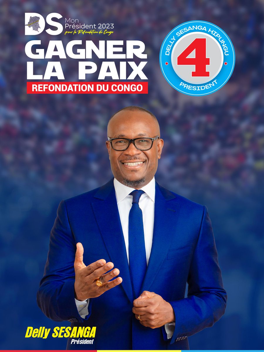 BobaliNehemie's tweet photo. Gagner la paix dans tout le pays en général et à l'est en particulier reste la priorités première du candidat #numero4 @DSESANGA  une fois élu président le 20 décembre.

@CitoyenProsperK @kakese_leon @MendaChristian .@actualitecd https://t.co/nowp4GugOa