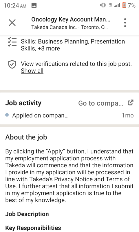 MNMarquardt's tweet photo. @TakedaPharma @TakedaOncology I applied for a position that was reposted (?) but my application is no longer active and the posting is not closed yet. I do not know what reposting means @LinkedIn I can not apply for the job and my original application çan not be resubmitted, why? https://t.co/qImtbkWElS