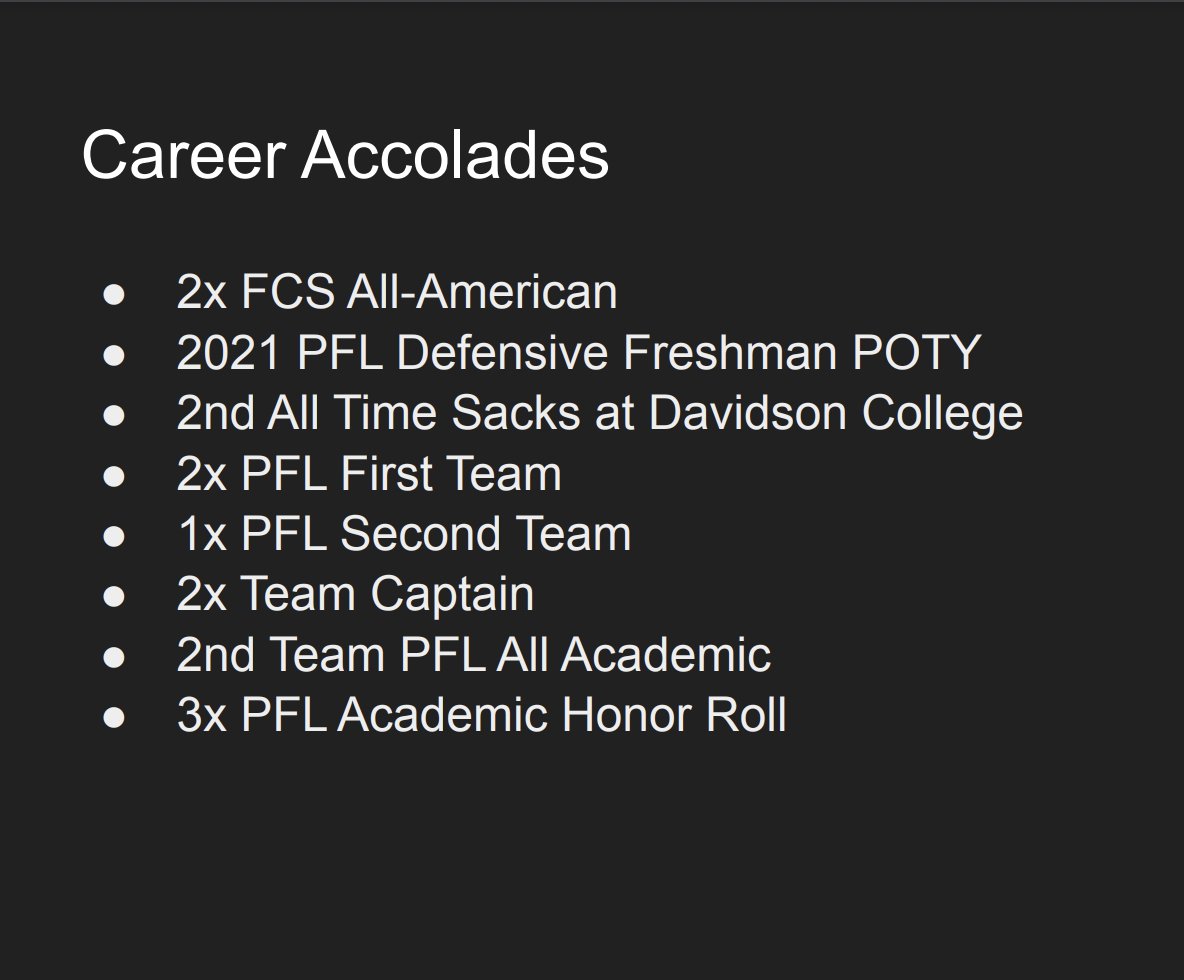 I have officially entered the transfer portal as a graduate transfer (May 2024) with one year of eligibility remaining. 

6'2" 225 DE with 41 games played 

Highlights: youtube.com/watch?v=ylBdBC… 

Accolades: