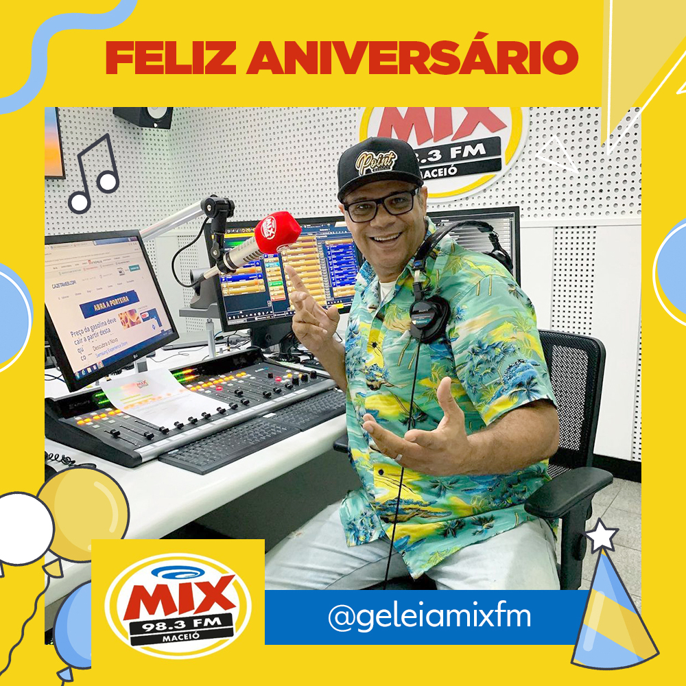 mixmaceiofm's tweet photo. HOJE É DIA DE FESTA... 👏🏻👏🏻👏🏻🎂🎉 Hoje os nossos parabéns vão para a nosso parceiro e grande amigo @geleiamixfm

Deixe uma mensagem pra ela aqui nos comentários! 🤗

#OMelhorMixDoBrasil #FelizAniversário https://t.co/1uy00hBo7X