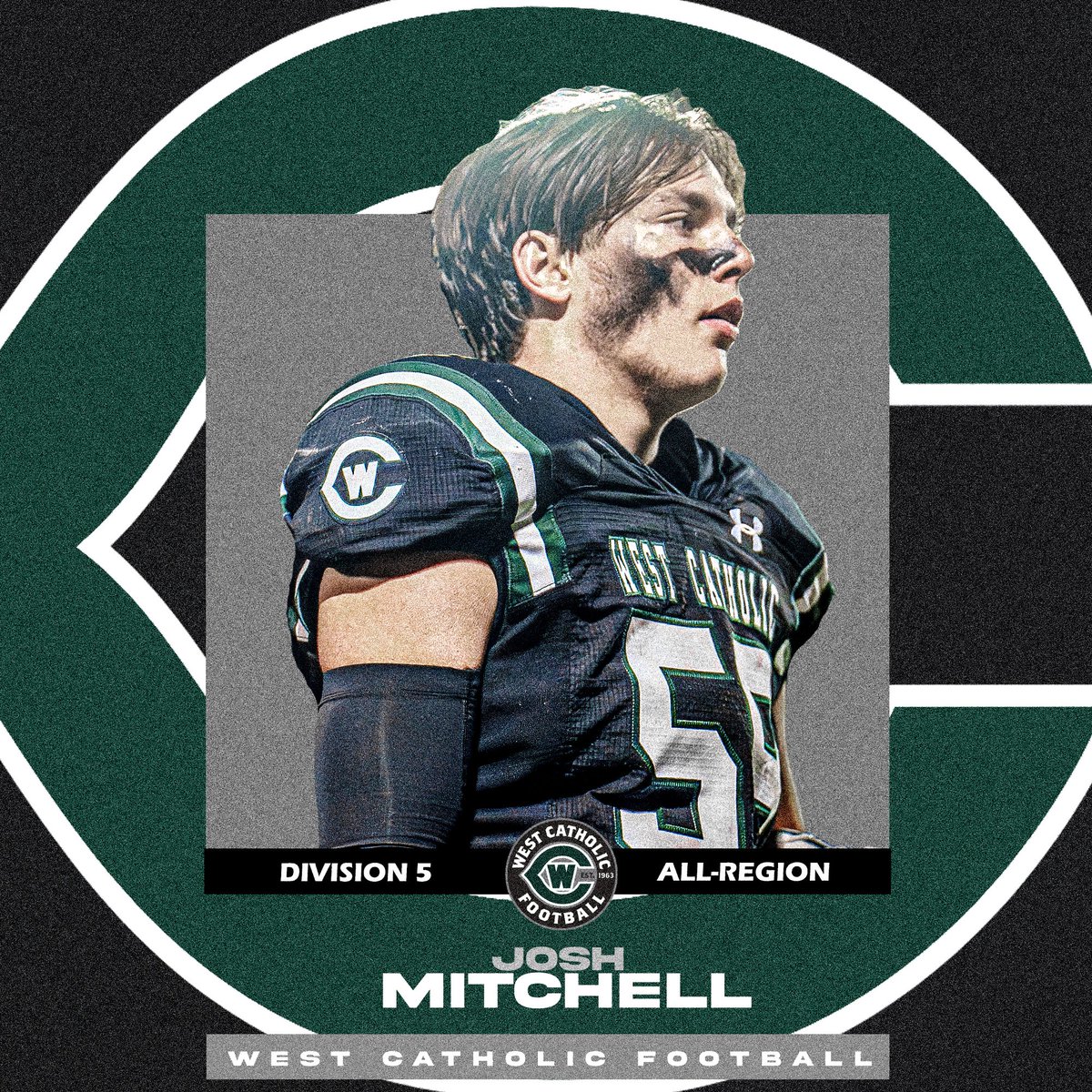 GRWCFootball's tweet photo. Player Spotlight 

Congratulations to our 2023 Division 5 All-Region selections. Proud of our student-athletes for being Champions in Faith. In the Classroom. On the Field. 

Nolan Rinehart
Charlie DeBruyn
Josh Mitchell
Jacob Timmer

#WeTheWest | #GRWCFootball https://t.co/9bGc510D1x