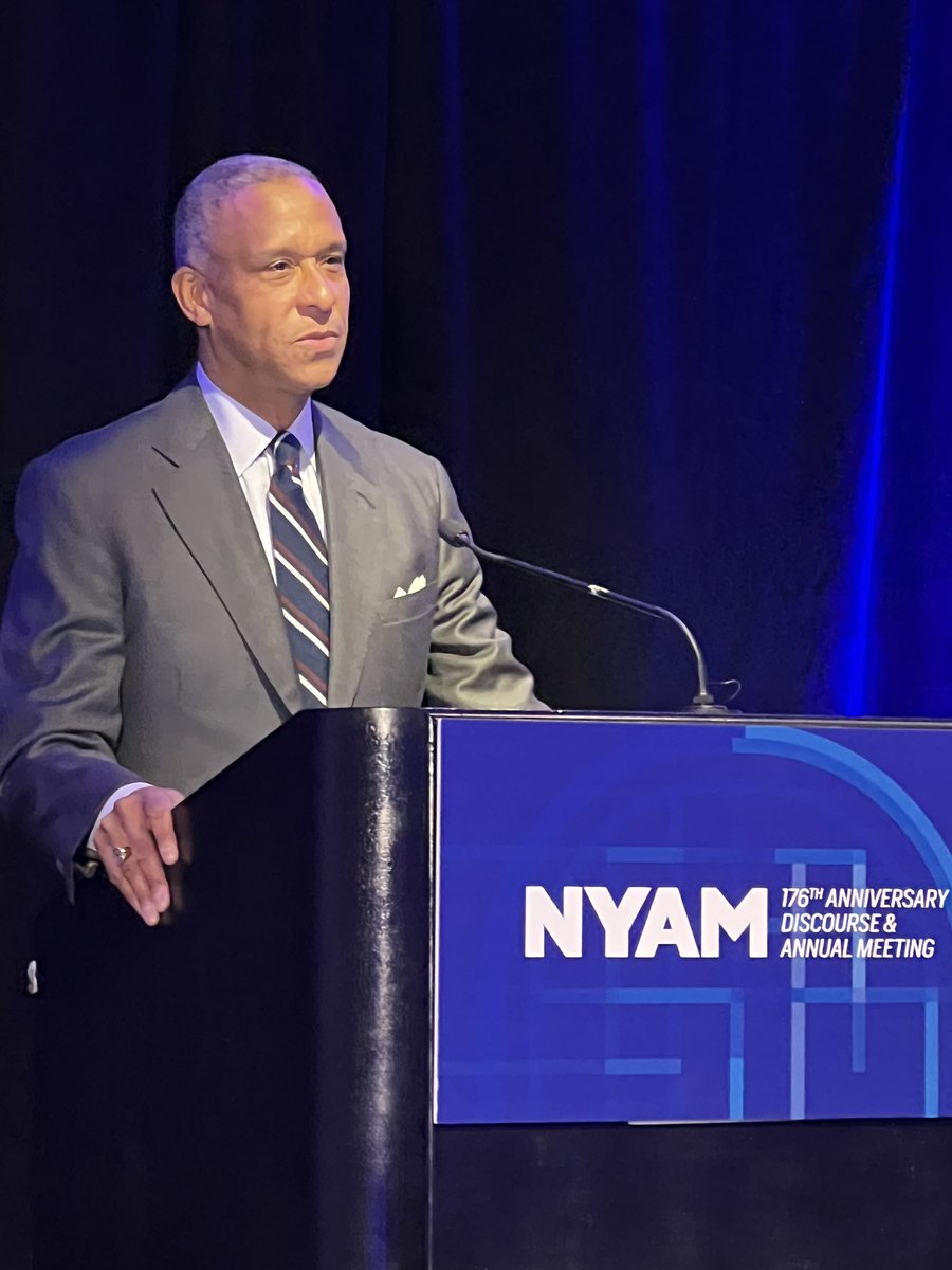 NYAM board chair Dr Wayne Riley welcomes NYAM’s new Fellows & Members into the NYAM network of champions for health equity: “(NYAM) has a remarkable past but more importantly a bright future!”