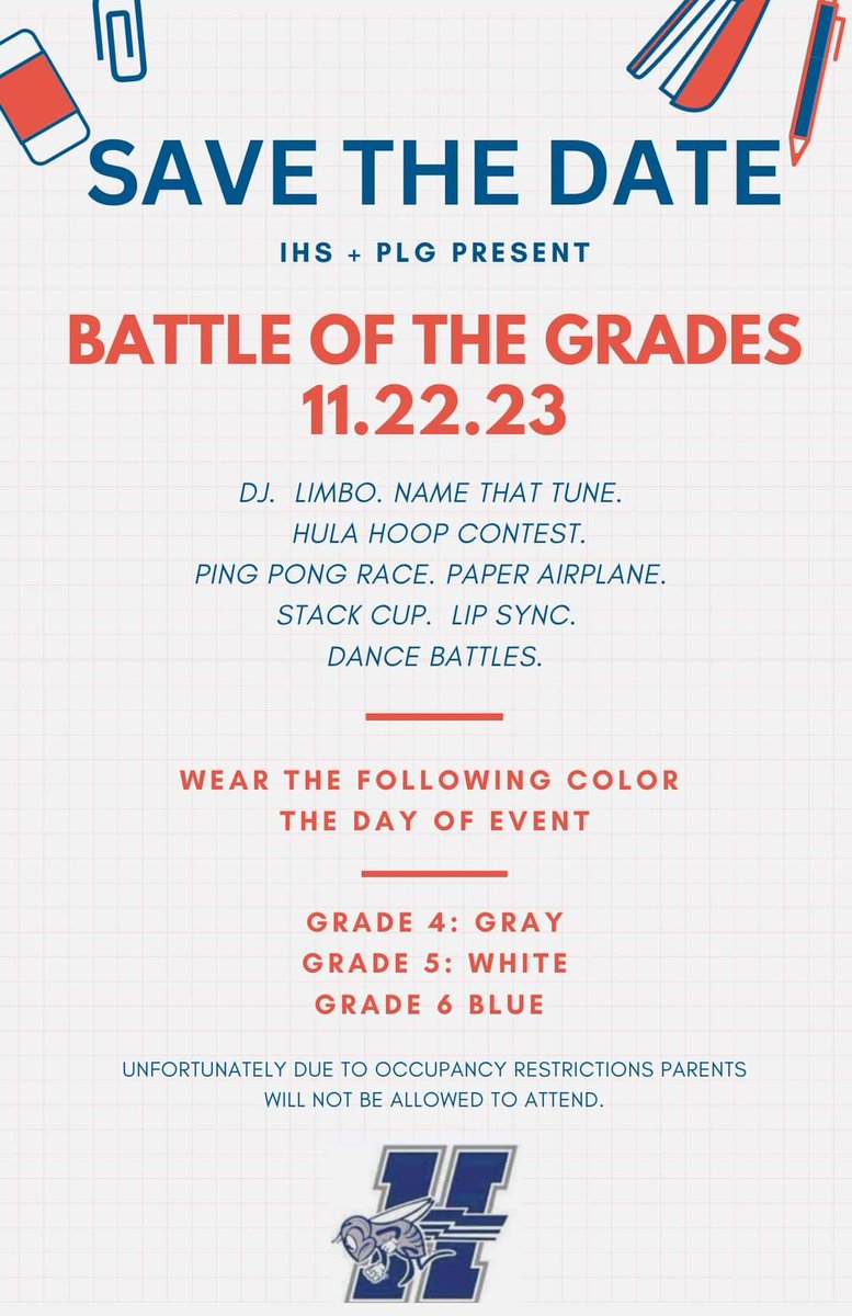 VitalePrincipal's tweet photo. It's that time again for our annual Battle of the Grades! Who will take the trophy?? https://t.co/2tKyBMolT4
