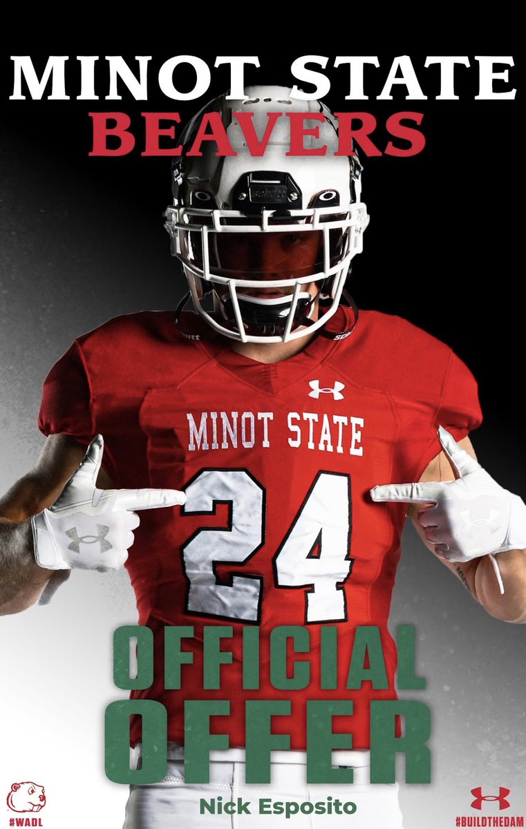 Nick_Esposito1's tweet photo. Blessed to receive my first D2 offer from  @MSUBeaversFB thanks to @Coach_D_Mac and @CoachFam 
@Coach_MikeBruno @coachshields 
@CoachTCip @peter_hopson @FBCoach_Rahn @Coach_Nol @Coach_PauleyD @jrniklos @Dupage_Football @JUCOFFrenzy https://t.co/FQFLJSf6J2