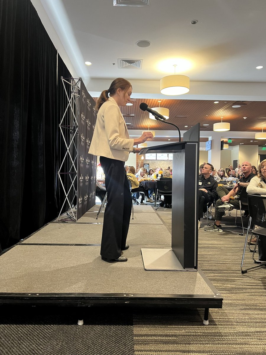 CUBuffaloBelles's tweet photo. Our 2023 Buffalo Belles luncheon series is officially over but we’ve been fortunate to have such amazing guests throughout the season. Thank you to @deionsanders, @RickGeorgeCU Maureen Riedel, John Snelson and Tyler Davis! Thank you to all of our supporters and our president Beth https://t.co/6k5cn4ifIr