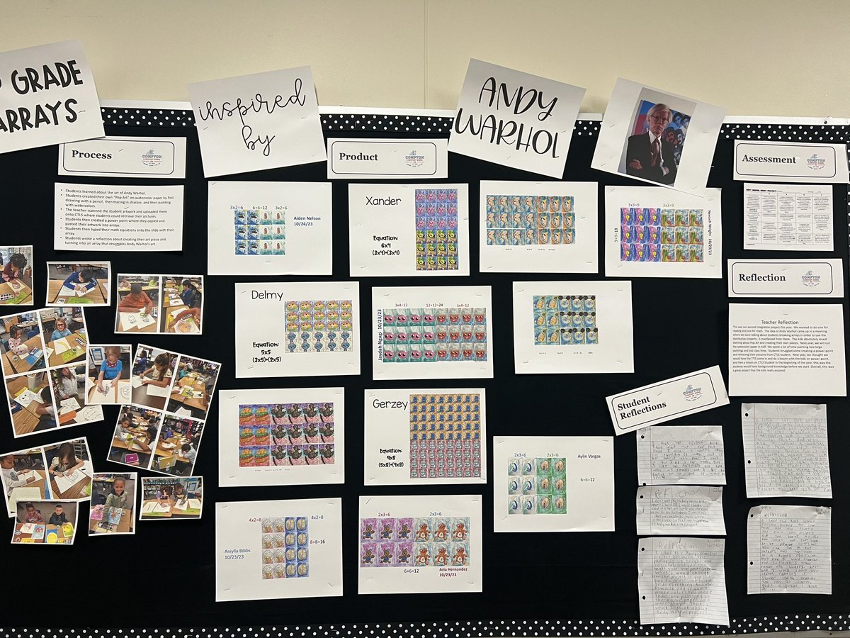 CobbVisualArts's tweet image. Fantastic #artsintegration walk today with @Comptoncubs! Authentic learning in 3, 4, 5 &amp;amp; multi-age AU bridge classrooms. Process boards out across grade levels. Engaged students demonstrating learning in a variety of ways! 💜🎨🎶🎤🎭 #doingdriveslearning