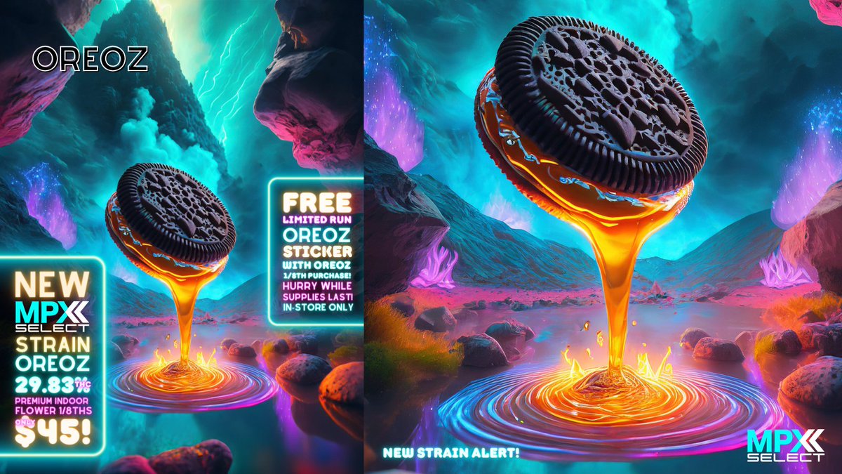 Happy New Strain Drop Wednesday! We are Proud to Announce our Newest Member to the GrowHealthy Family brought to you by MPX Select, Oreoz!

Stop by and see our Budtenders to get a Free Limited Run Sticker with your purchase of a Oreoz Premium Indoor Flower 1/8th - 29.83% THC!