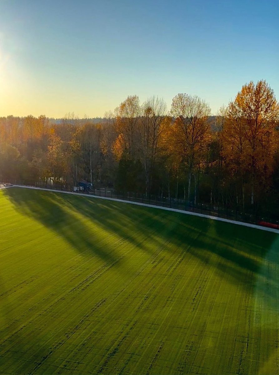 kelgamel's tweet photo. Fresh sod and November sunshine ๐
#Longacres https://t.co/bYqV1WImio