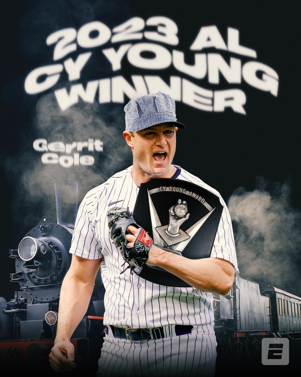 Cole Train wins the AL Cy Young! 🚂

<a href="/GerritCole45/">Gerrit Cole</a> | <a href="/Yankees/">New York Yankees</a>