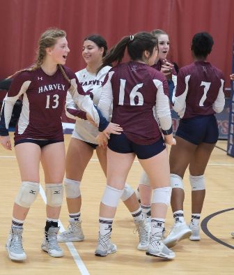No. 6 seed Harvey girls advance to semifinals of NEPSAC Class C volleyball championship tournament with a 3-0 win over No. 3 seed Montrose School <a href="/Montrosians/">Montrose School</a>. Cavs to play Saturday against team TBA. #GoCavs #HarveyPride <a href="/lohudsports/">lohud sports</a> <a href="/HaggertyNancy/">Nancy Haggerty</a> <a href="/ChrisDelCampo1/">Chris DelCampo</a>