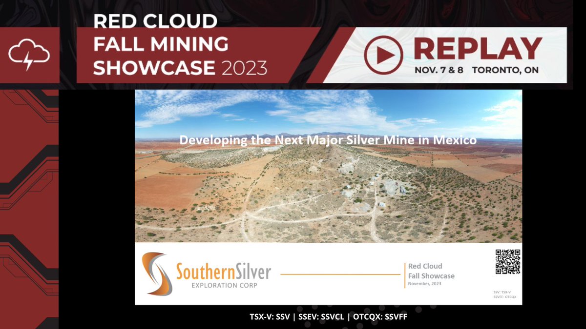 Get the details on how Southern Silver is developing the next major #silver mine in Mexico from VP of Exploration, Rob Macdonald, in this replay from Red Cloud's Fall Mining Showcase: bit.ly/3MGV2Xd #RCEvents #Mining #Exploration