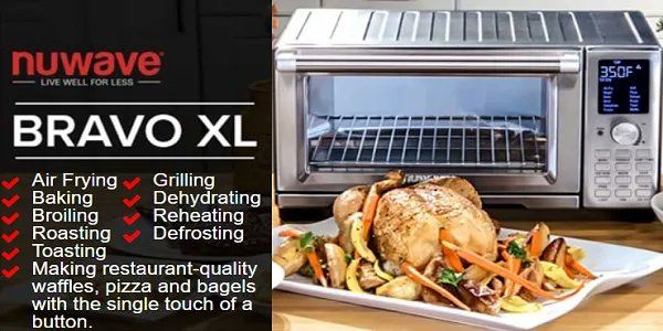 NuWave Bravo XL Air Fryer Convection Oven As Seen on TV