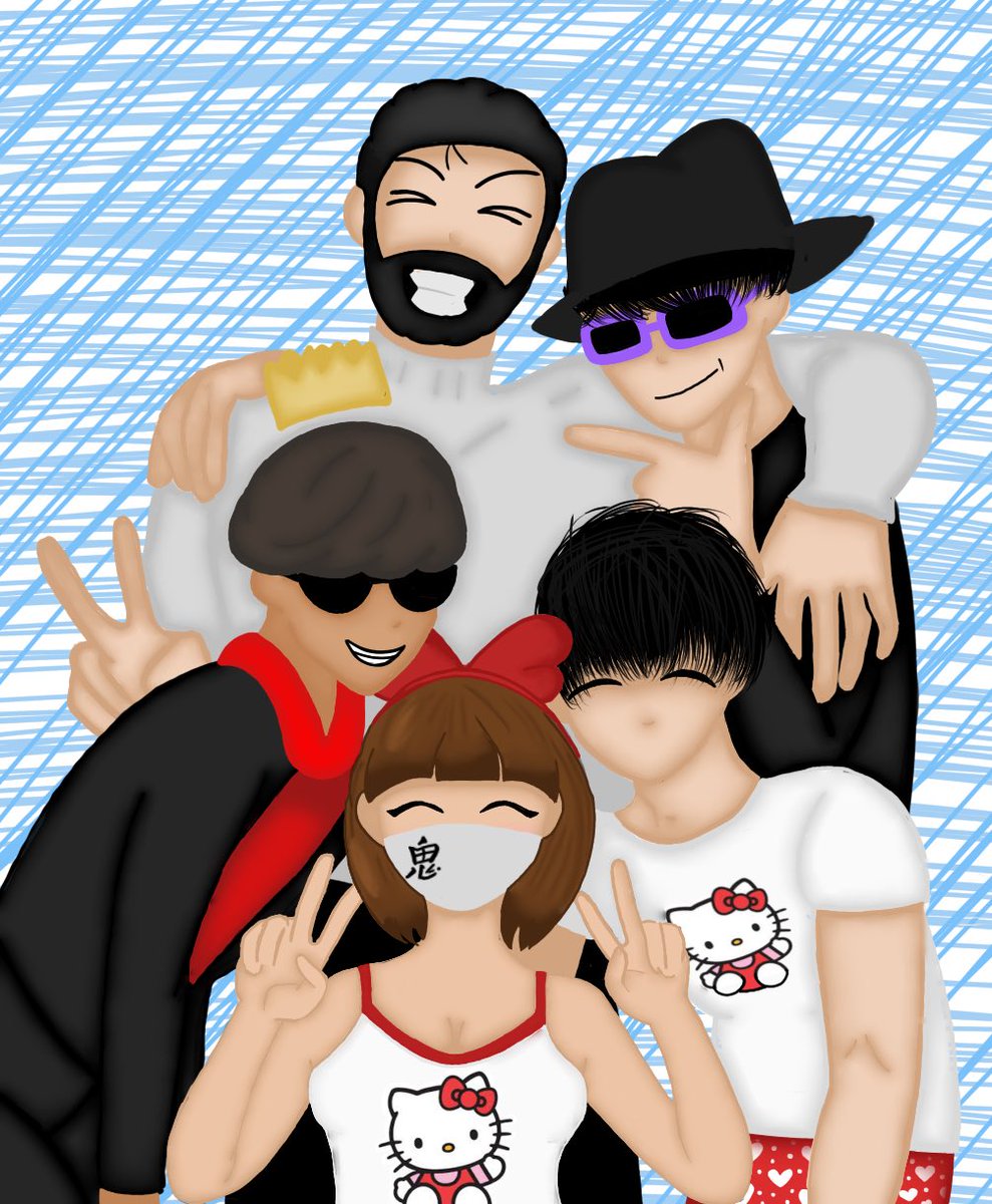 Nan_Ahrizona's tweet photo. @CherryAhrizona un dibujo después de tanto tiempo, tu y tus amiguitos, espero te guste ( no se cual es el tw de los demás) 🤣 https://t.co/Gh1BXH4kxB