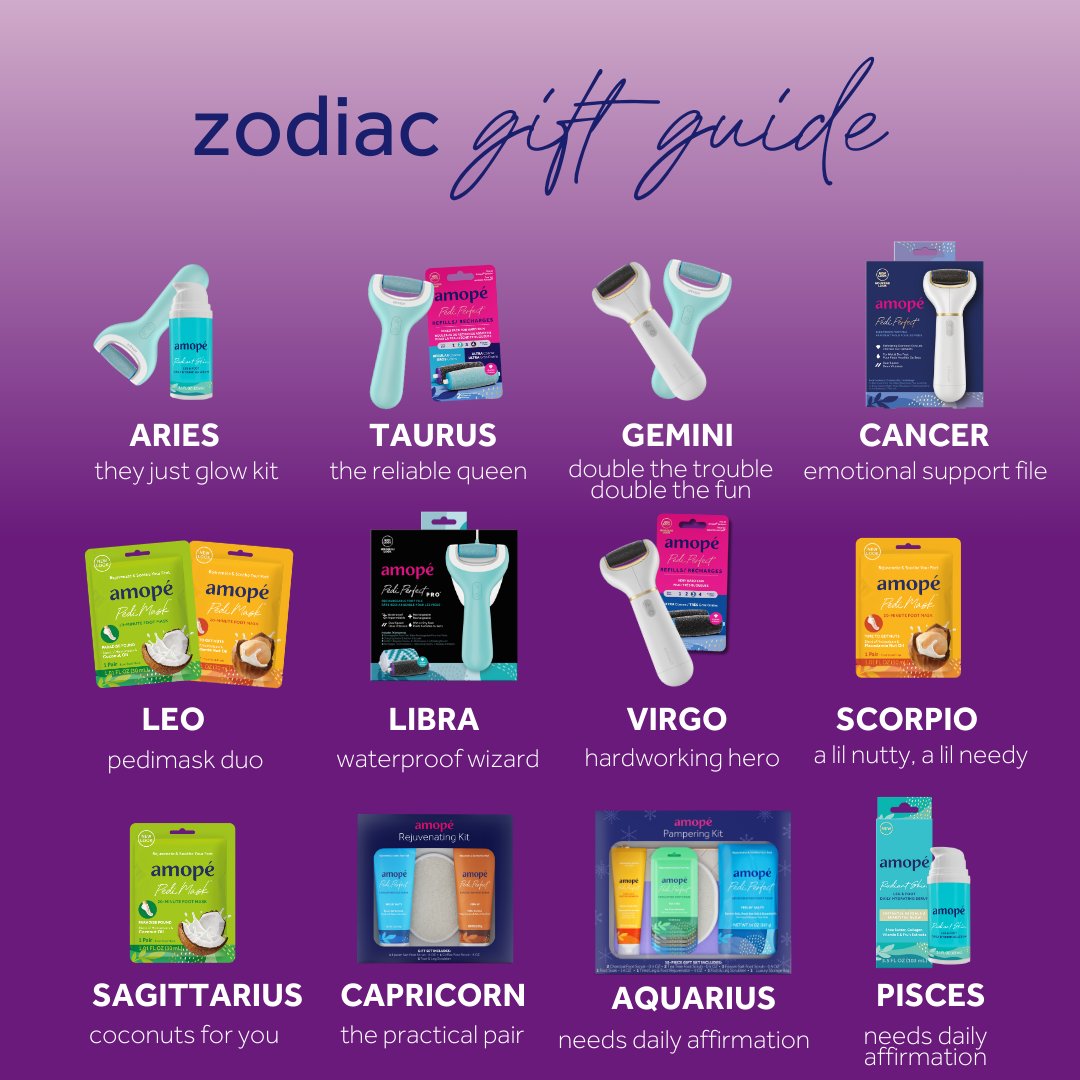 Thank your lucky stars Amopé® has your holiday gifting covered. 😉💫 

Drop your zodiac + holiday gift name in the comments below! ♐ #beaboldsole #amope 

Shop the collection: bit.ly/AmopeUSA