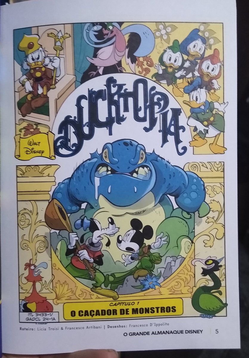 Leitura da noite: O Grande Almanaque Disney com a ótima Ducktopia, de <a href="/troisi_licia/">licia troisi</a>  e <a href="/Artibani1/">Francesco Artibani</a> e <a href="/FrancescoDIppo8/">Francesco D'Ippolito</a>