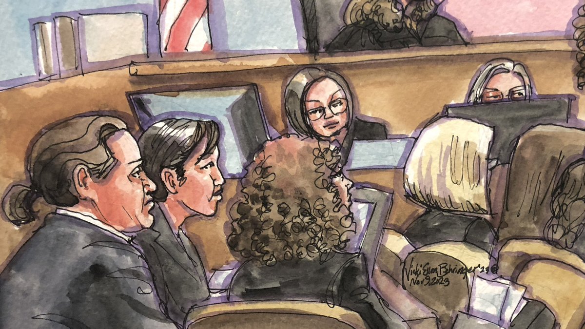 StephanieABC7's tweet image. Jury still deliberating the fate of #DavidDePape. It’s been 5 hours. Court says the jury will continue until 5pm, unless verdict is reached before then. #abc7now @courtart