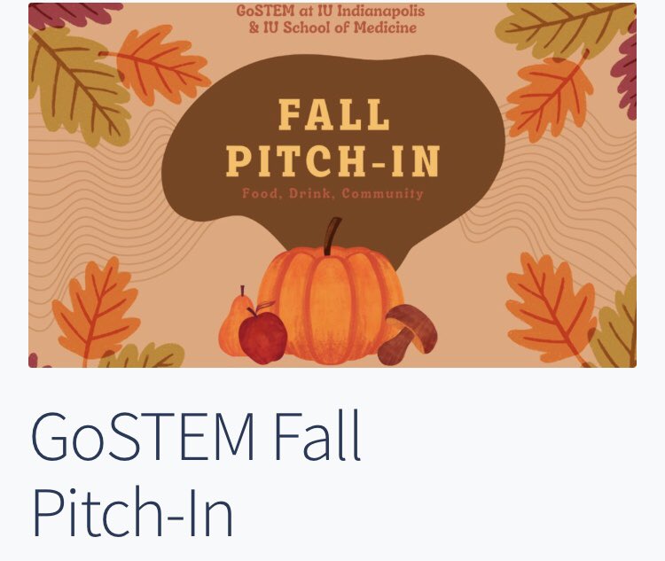 We have our annual Fall Friendsgiving Pitch-in this Thursday November 16th from 6 to 8 PM in Taylor Hall 101, and we hope to see you there!