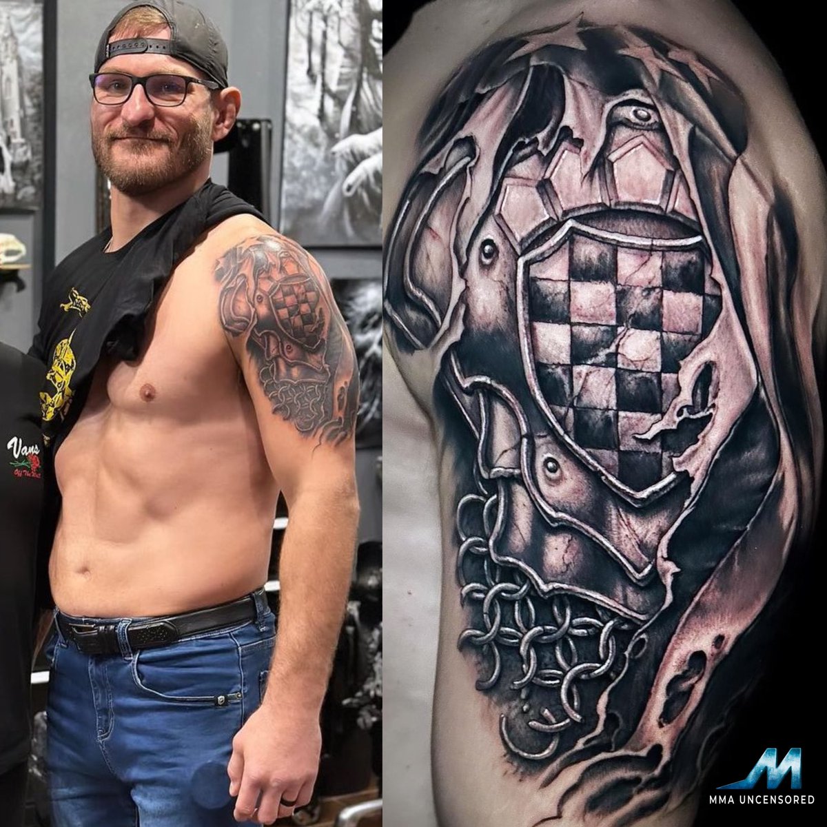 MMA UNCENSORED on X: Stipe Miocic's new tattoo. t.co9Mq8dqXn08   X