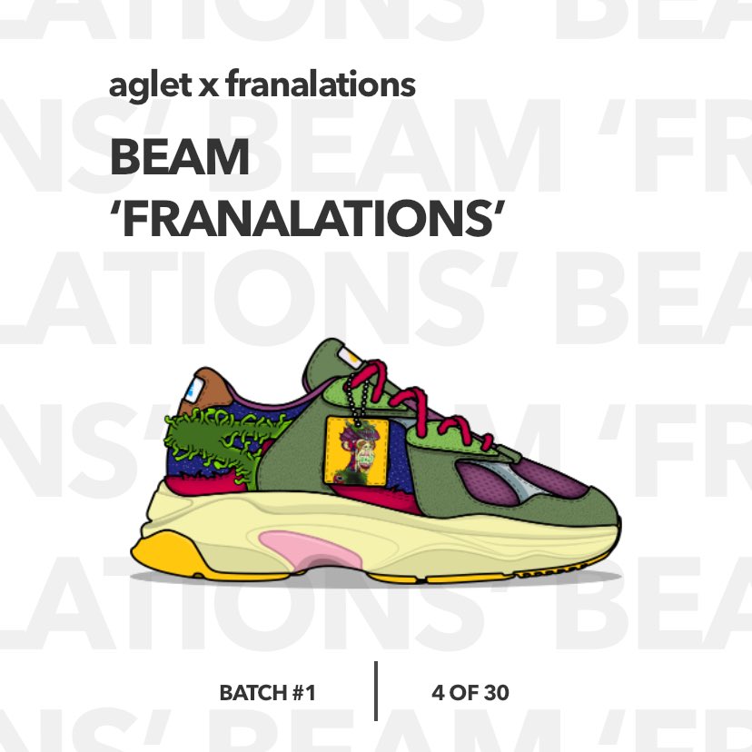 gumieWalker's tweet photo. 本日の戦利品🐵
フラナレーションさんの4番BEAMゲット✨
#aglet #AgletApp https://t.co/kMDek18KJ6