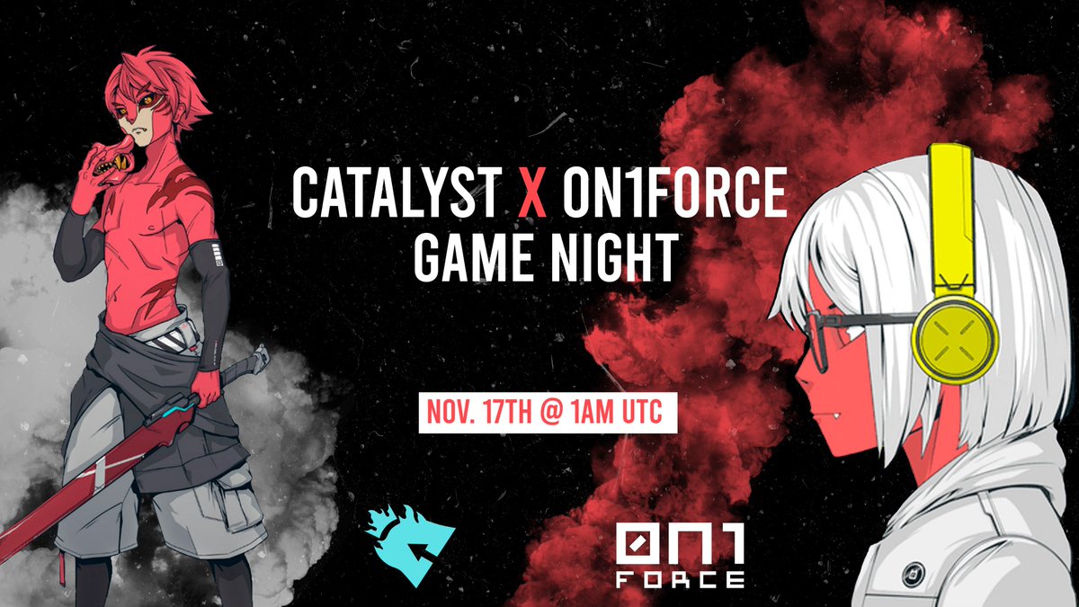 Something is calling you 👀

Catalyst X <a href="/0n1Force/">ONI FORCE</a> Fortnite Game Night!

We'll be playing on their dope 0N1Force map!

This is the follow up for something special dropping tomorrow 😏

When: Nov. 16th @ 8pm EST / 1am UTC

Where: 0N1Force discord!