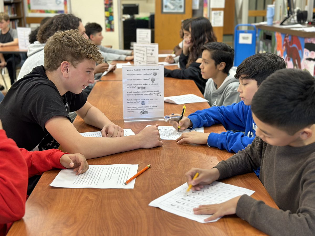 A writing celebration for the 7th grade!