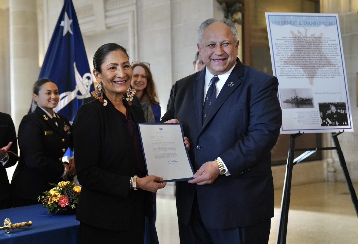 Secretary Deb Haaland tweet media