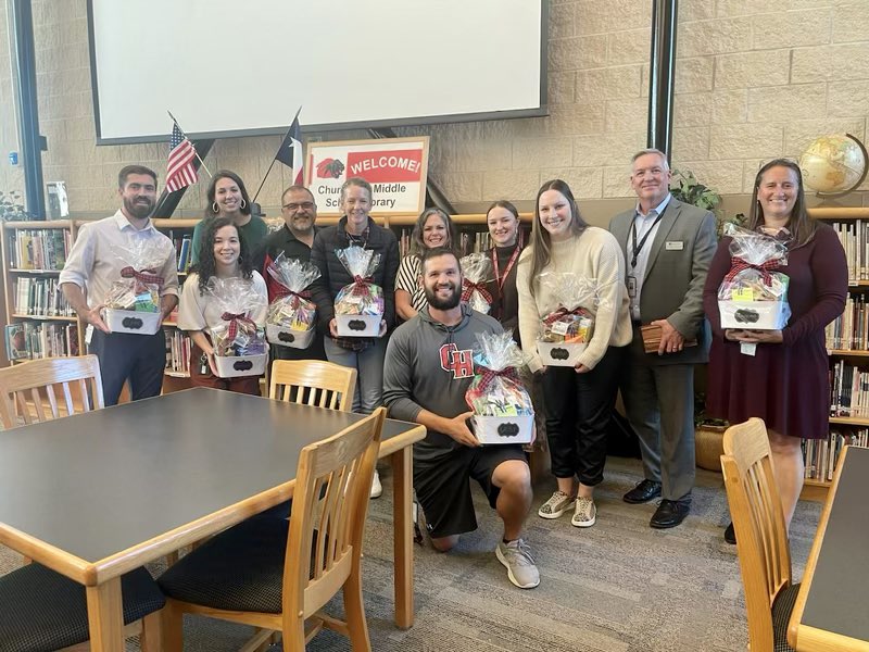 DrChapmanCISD's tweet photo. Stopped by CHMS to thank them for having me as a student for a day. It’s not an easy task, and I thank them for their dedication to our students every day. #comalisd https://t.co/M3pUgs5kyn