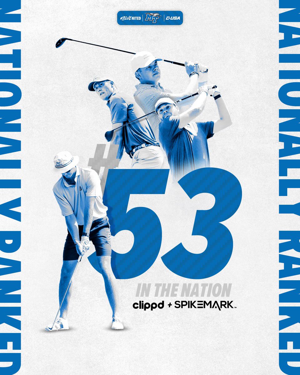 MT_MGolf's tweet photo. In case you hadn’t heard, the first rankings of 2023-24 were released today! 

#BlueRaiders | @coachmcentire72 https://t.co/yGw2W20dDq
