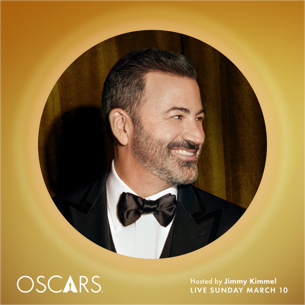 Well, I guess the secret’s out. Presenting your 96th Oscars host, Jimmy Kimmel. Welcome back! Tune into ABC to watch the Oscars LIVE on Sunday, March 10th! #Oscars