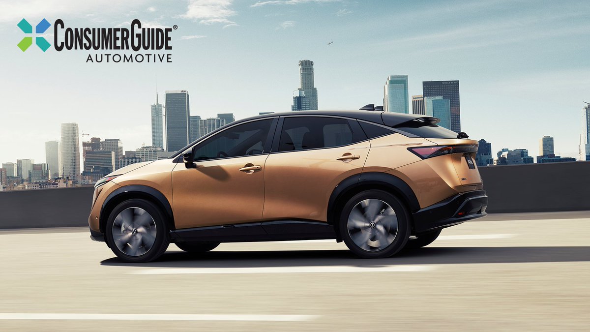 NissanUc's tweet photo. The All-Electric #NissanARIYA is a @cgautomotive 2024 Best Buy. Doesn’t get better than that 😎 https://t.co/Y1aV3hvV6G