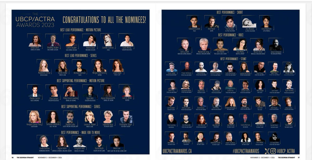 Did you pick up the latest edition of the Georgia Straight? 

Check out all our nominees: pressreader.com/canada/the-geo…