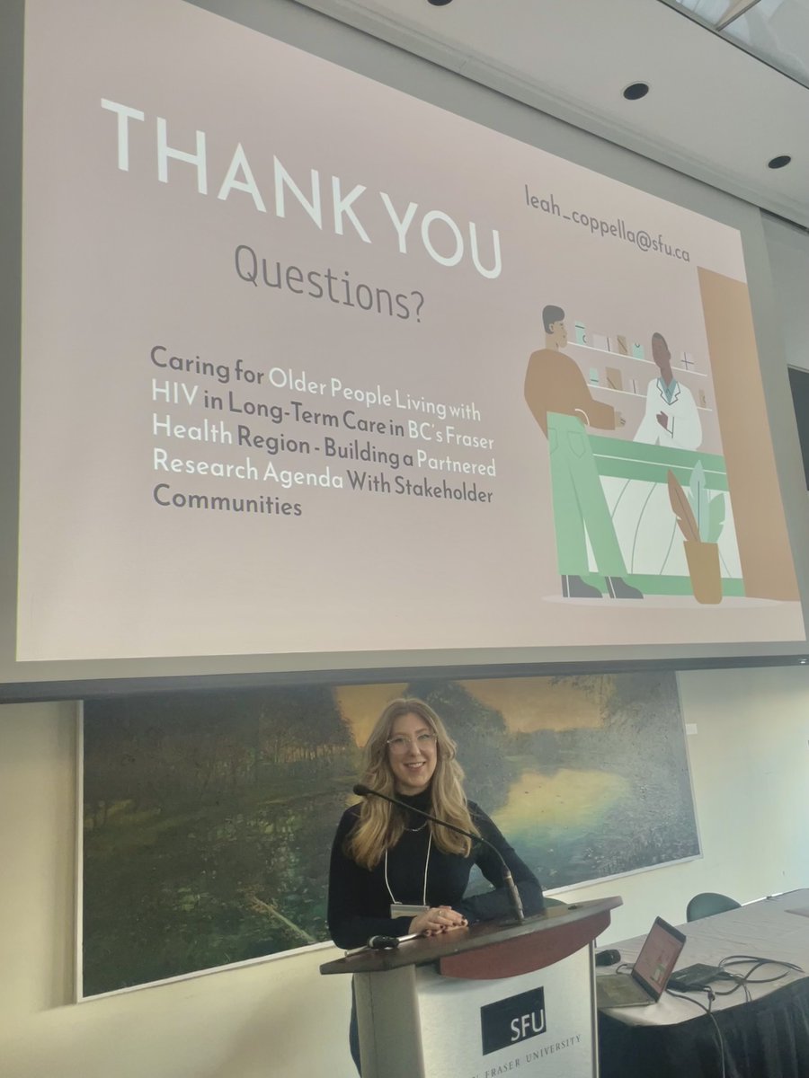 <a href="/HeyNeighbourBC/">Hey Neighbour Collective (find us on Bluesky!)</a> <a href="/SFUDialogue/">SFU Morris J. Wosk Centre for Dialogue</a> <a href="/SFUResearch/">SFU Research</a> <a href="/sfuurban/">SFU Urban Studies</a> <a href="/UBC/">University of British Columbia</a> <a href="/UBCGeog/">UBC Geography (also at @ubcgeography.bsky.social)</a> <a href="/EmilyCarrU/">Emily Carr University of Art + Design</a> <a href="/langaracollege/">Langara College</a> <a href="/SFUCED/">SFU CED Program</a> <a href="/UNBC/">University of Northern British Columbia (UNBC)</a> <a href="/uvic/">UniversityOfVictoria</a> I love coming together to talk about belonging. Thank you for having me <a href="/HeyNeighbourBC/">Hey Neighbour Collective (find us on Bluesky!)</a> and thanks to the other panellists who spurred conversations around what it means to be 'at home' and how we can value diverse understandings of it. #LongTermCare #HIVAIDS #FraserHealth