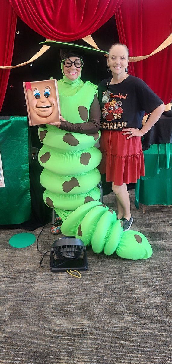 The magical Margaret Clauder visited Rennell today.    <a href="/CyFairLibraries/">CyFairLibraries</a>. We cannot wait to have her back. #WeAreRennell