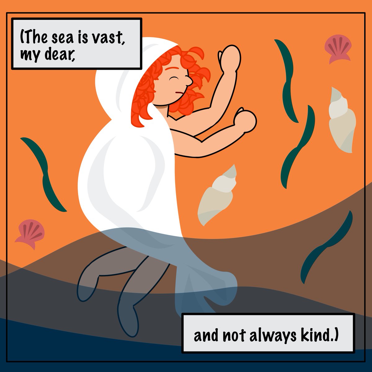Folktale Week Day 3: Sea

#folktaleweek2023 #folktaleweek #folktaleweeksea #folklore #fairytale #fairytales #seal #selkie #illustration #artchallenge #vectorart #comics #webcomics