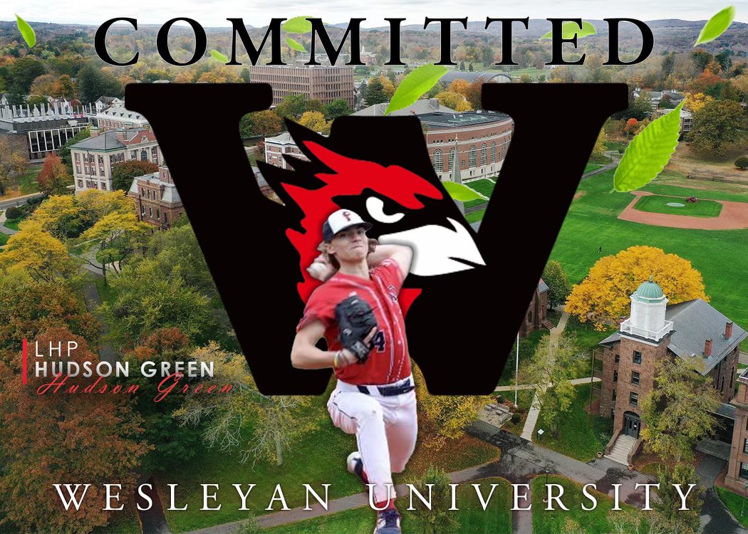 I am very excited to announce my commitment to the early decision process at Wesleyan University, to further my academic and athletic career. I want to thank my family, coaches, teammates, and friends who have helped me make this possible. Go Cardinals!