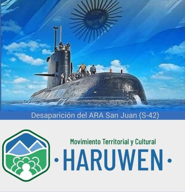YTerritorial's tweet photo. 📆 15 de Noviembre de 2017 - ARA San Juan (S-42). 

📌  El dia de hoy se cumplen 6 años de la desaparición del ARA San Juan (S-42). 

➡️ El 15 de noviembre de 2017 desapareció en el mar Argentino el ARA San Juan (S-42) con 44 personas a bordo (43 hombres y 1 mujer). https://t.co/Bmb4OfWEYn