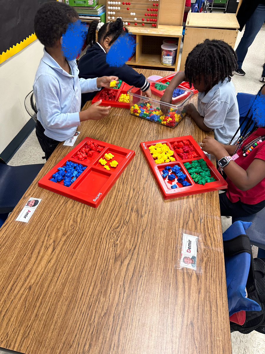 Check out PK4 Teacher Ms. Stephens and para <a href="/reagan_packer/">Reagan Packer</a> of <a href="/RheLancaster/">RHELancaster</a>! Scholars worked hard in math stations counting sets,working math problems, writing and filling in missing numbers, sorting by color, and using their imagination in pretend and learn! #ECSpecialistVibes