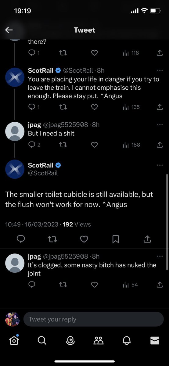 kieran_ashton1's tweet photo. jpag vs Scotrail twitter https://t.co/0JbcSq7GWq